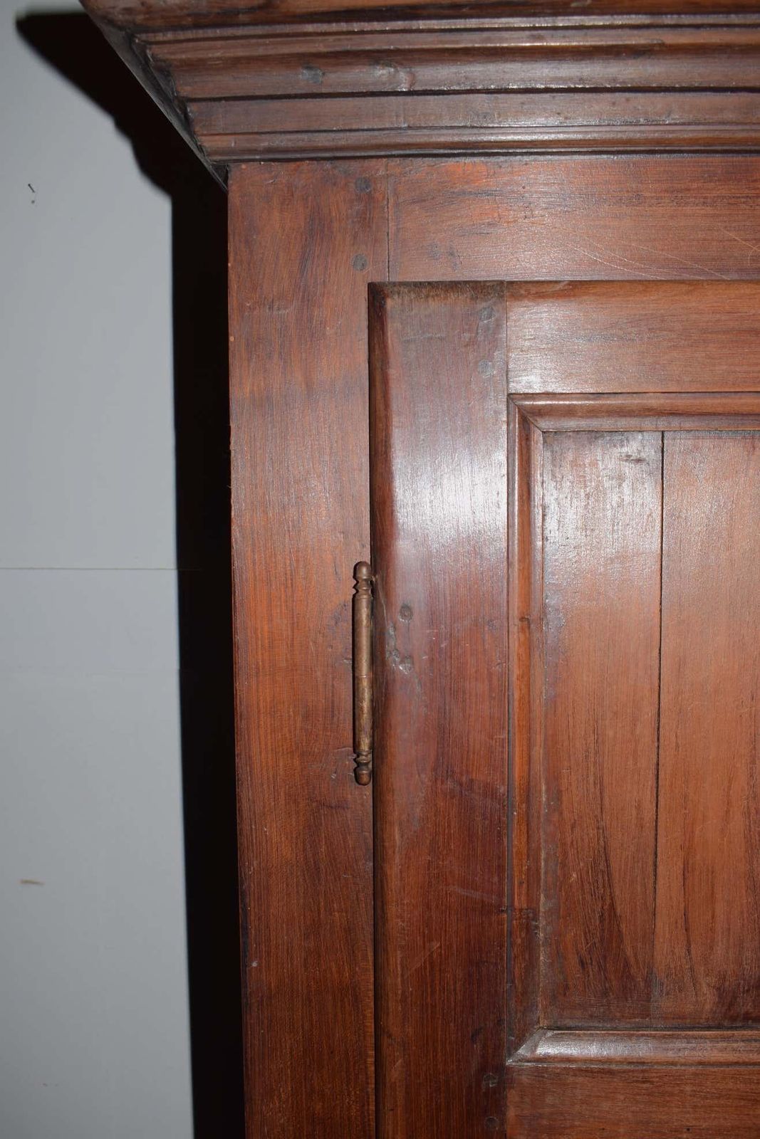 photo vintage An Louis Philippe Solid Walnut Armoire Wardrobe With A Single Draw