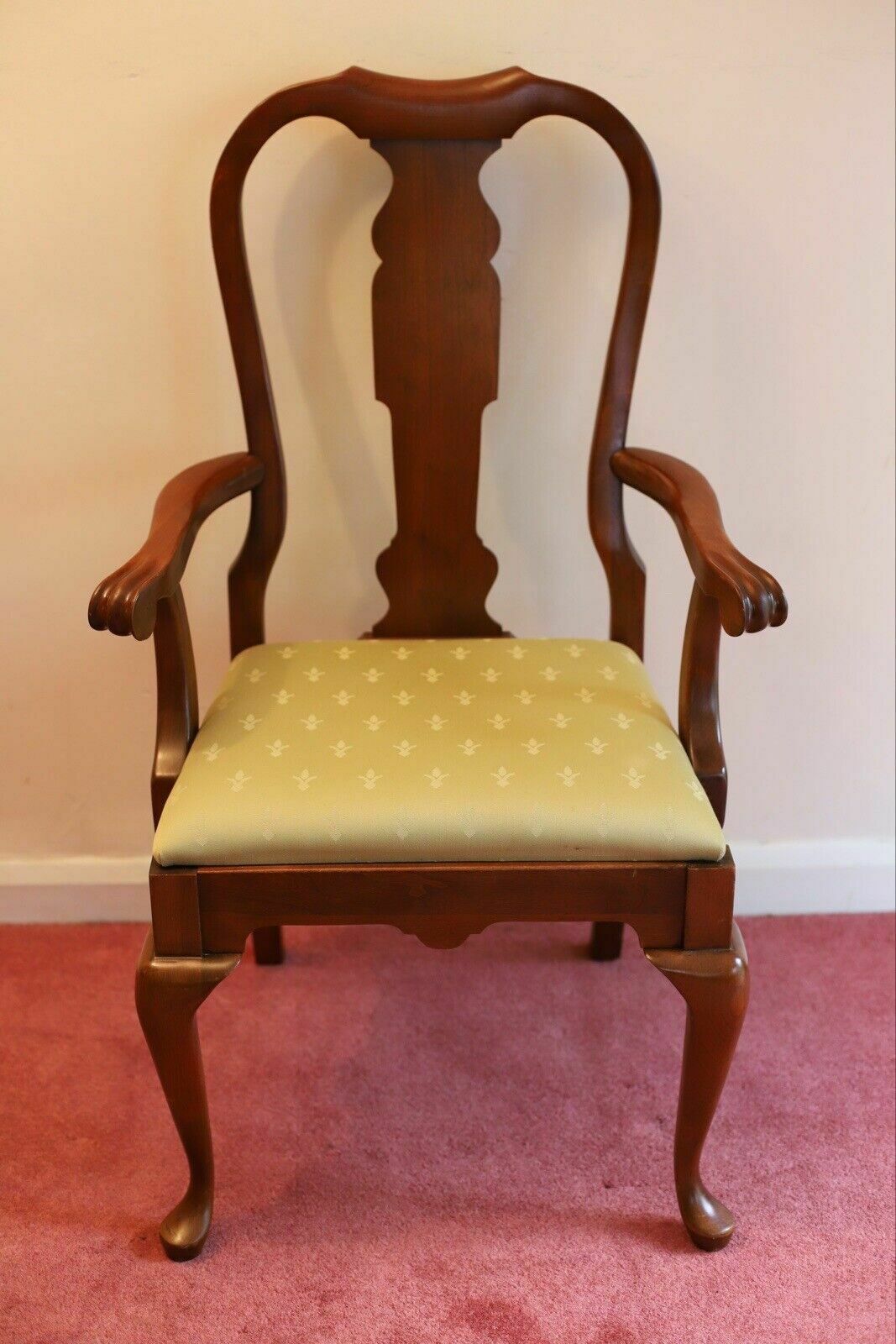 Beautiful Queen Anne Style Armchair photo furniture