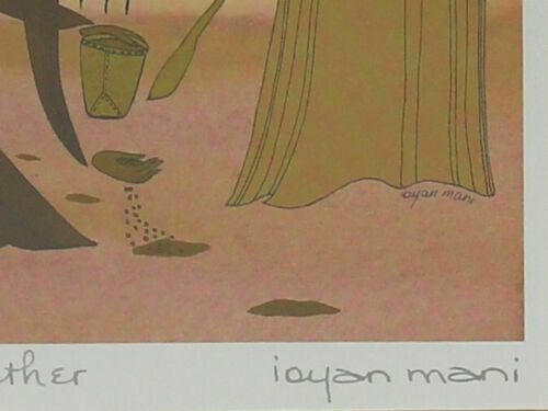 Print By Ioyan Mani (Maxine Noel). Titled "Working Together" photo for sale