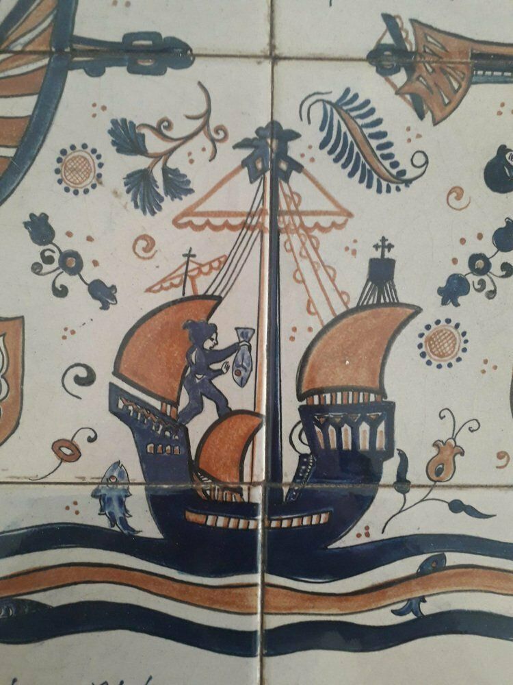 Hand Painted Ceramic Coffee Table From Paterna Majolica Dart, 1970s photo buy