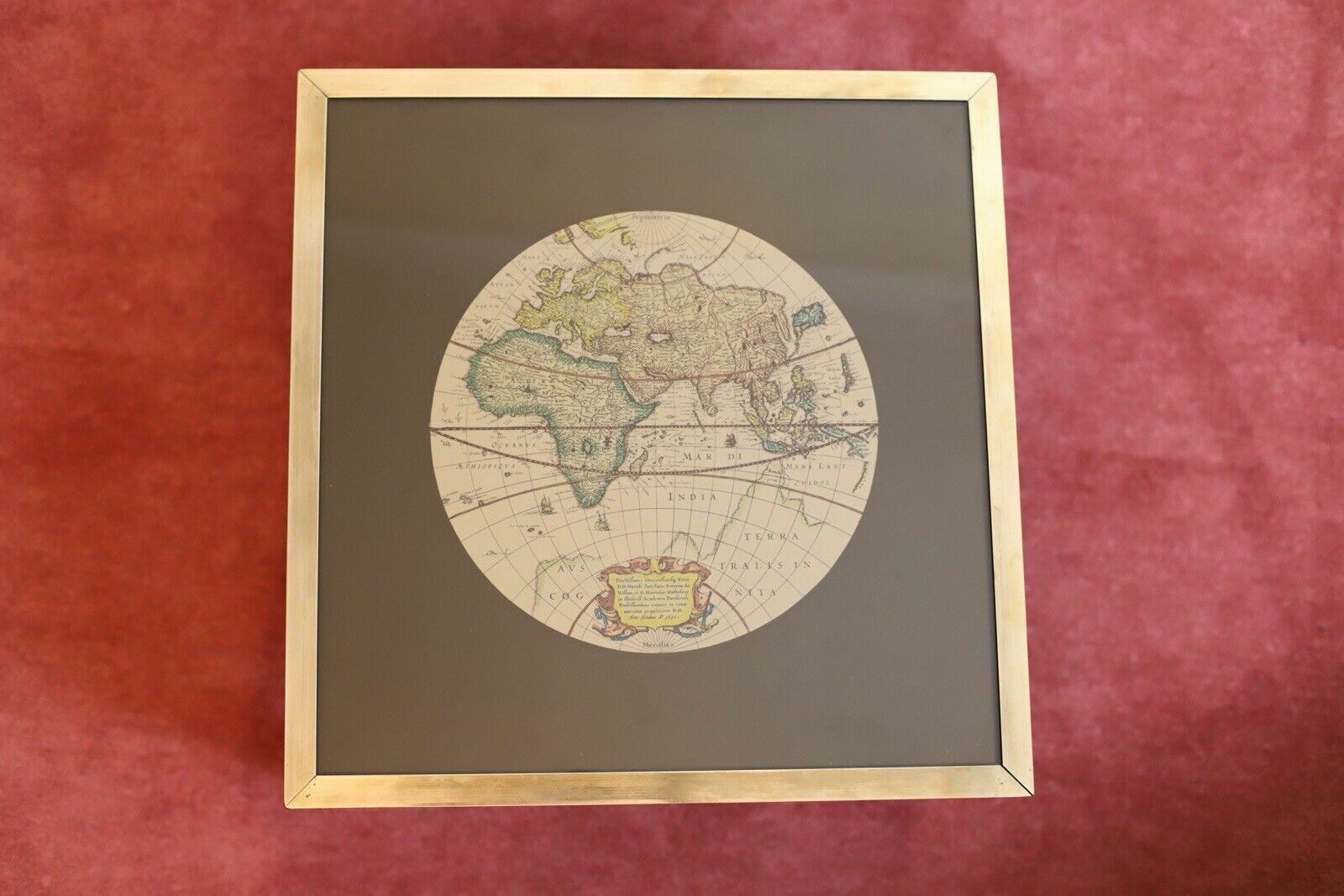 photo buy Beautiful Brass Bound Military Campaign Nesting Tables