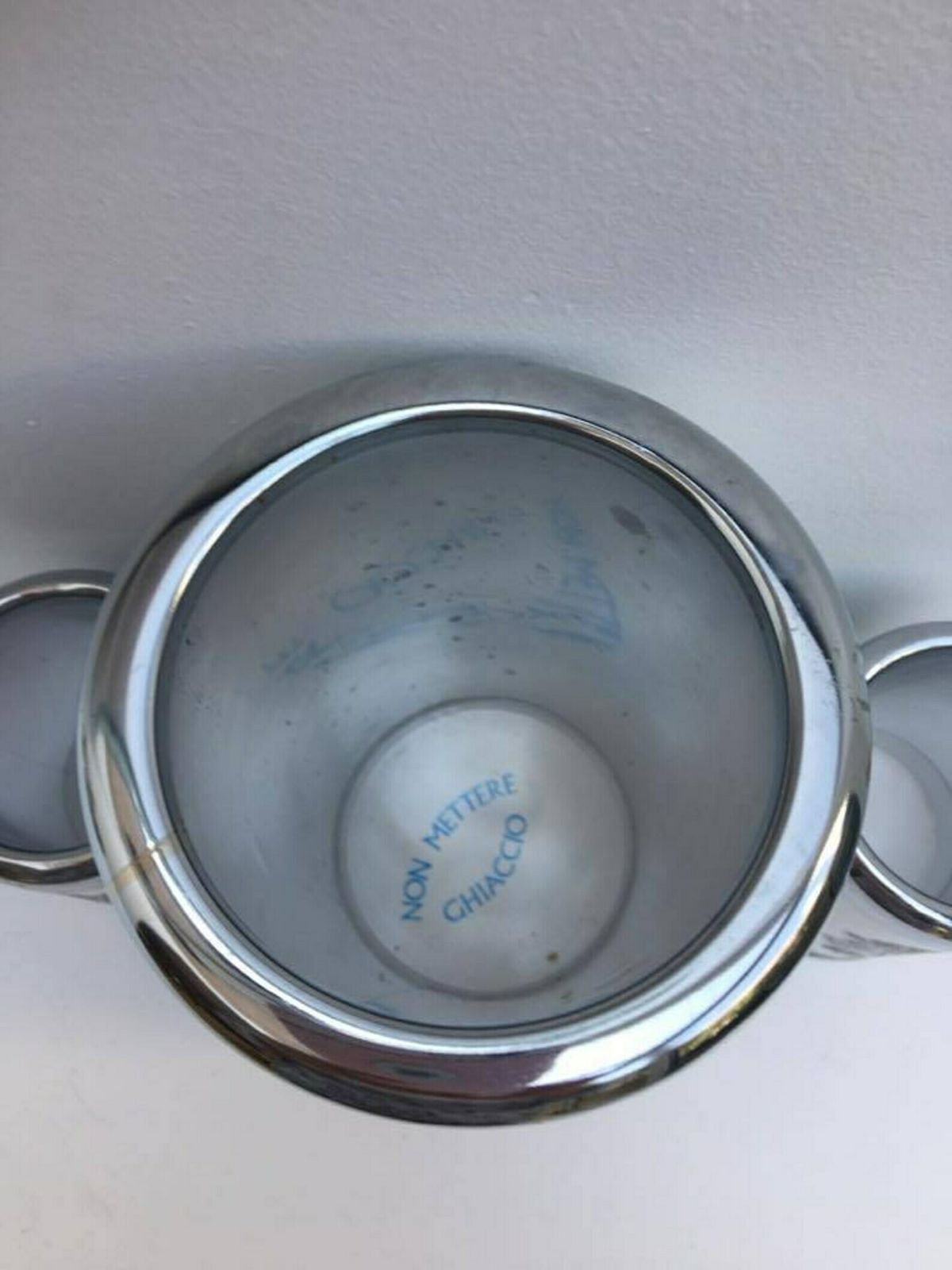 Drinks Cooler Beverage Cooler Champagne Bucket Made In Italy Plastic Ice Bucket, Bottle Cooler, Ice Bucket With Two Glasses, Glass Cooler photo vinterior