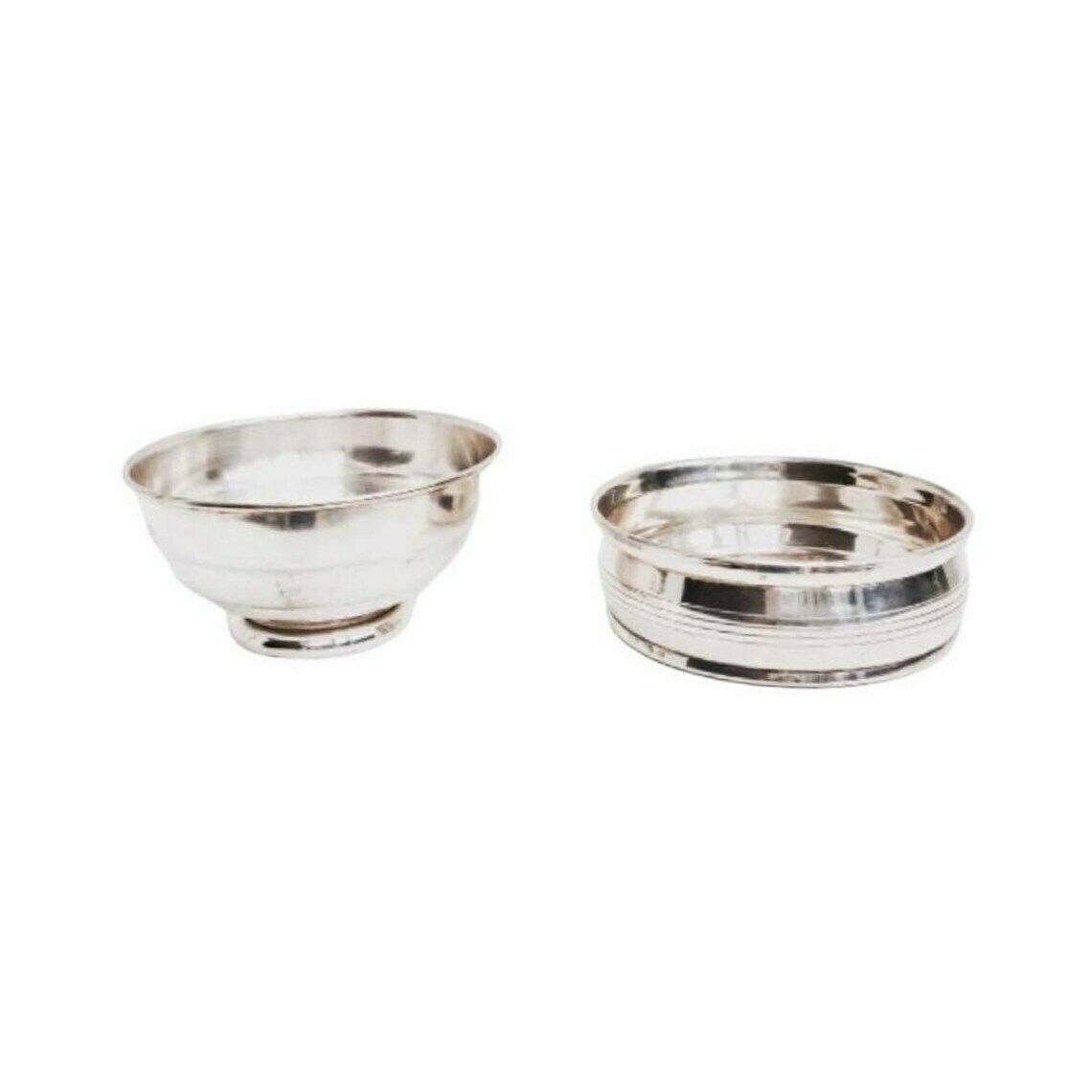Silver Plated Bottle Holder And Bowl Art Deco Bar Accessories, Wine Lover Gift Catch All Dish Coin Dish Key Dish Vintage Silverware