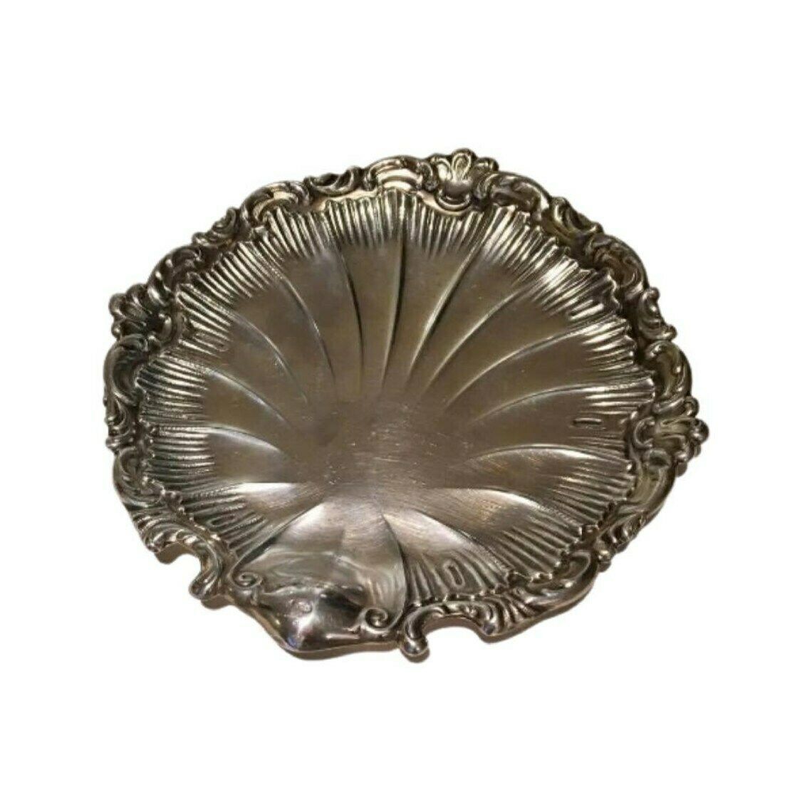 Shell Silver Plated Serving Tray Home And Garden Kitchen And Dining Serve Ware Serving Bon Bon Tray Clam Shell Silver Plate Serving Dish