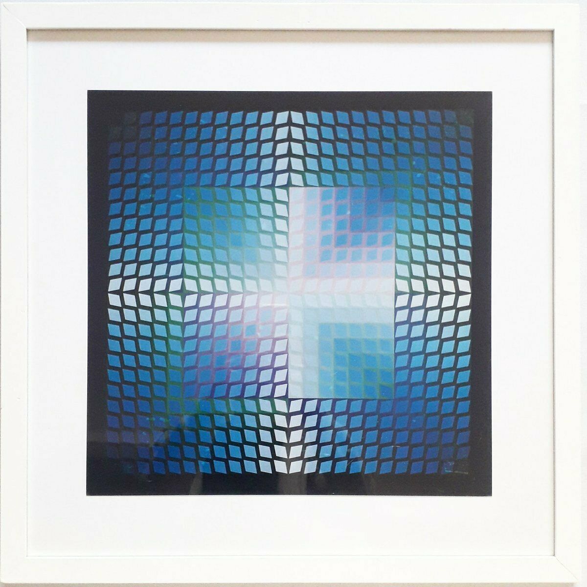 Victor Vasarely, Op Art Poster, 1972, Pigment Print