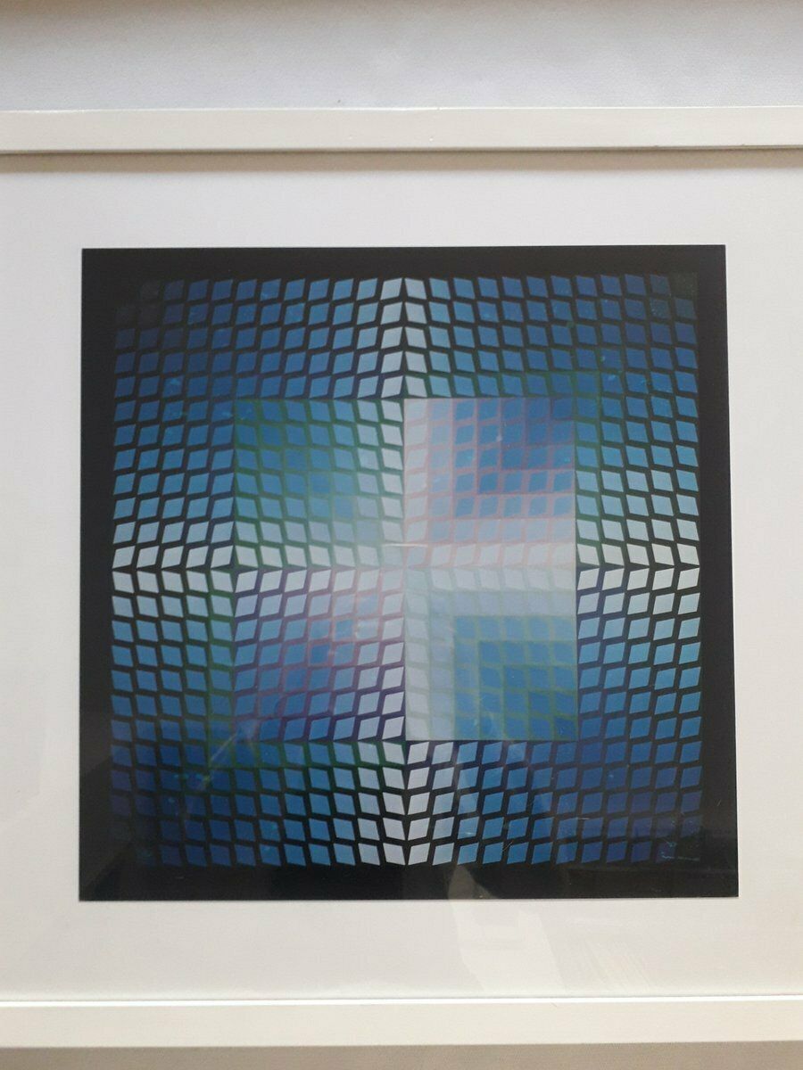 Victor Vasarely, Op Art Poster, 1972, Pigment Print photo for sale