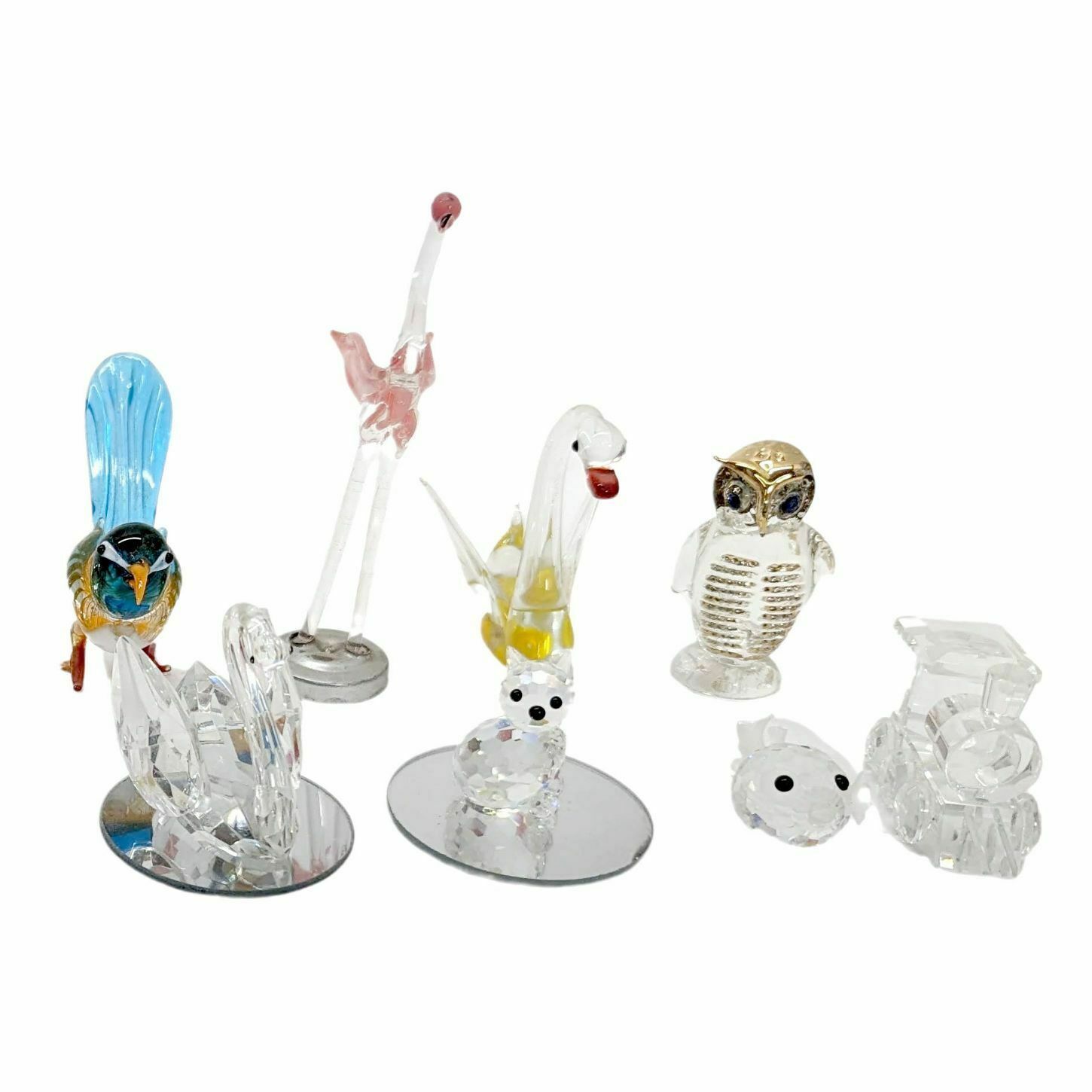 Animal Statuettes (Set Of 16) Cut Crystal By Swarovski photo for sale