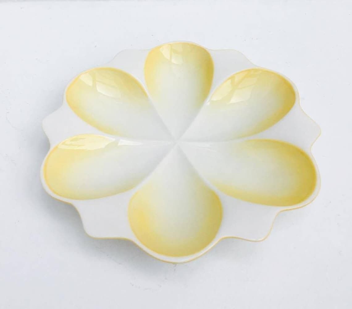 Villeroy & Boch Bowl Romantic Spring, Yellow Bowl , Signed, 80s, Empty Pockets Or Jewelry Dish, Collectable China, China Replacement photo buy