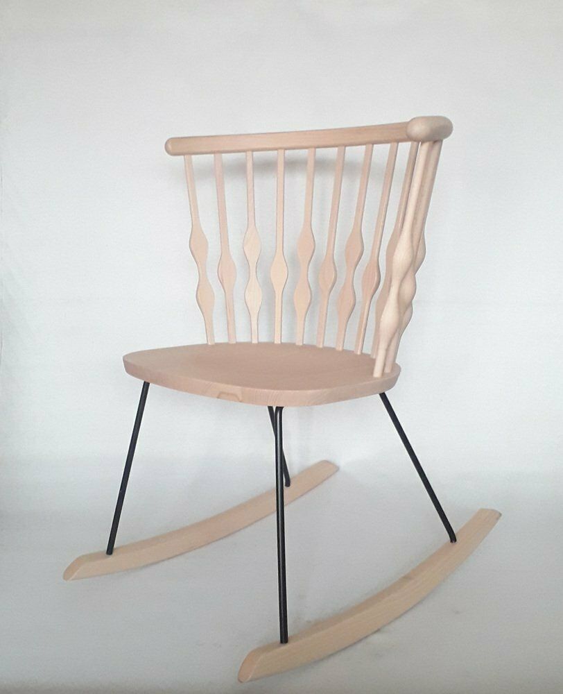 Nub So1454 Rocking Chair By Patricia Urquiola For Andreu World, 2010s