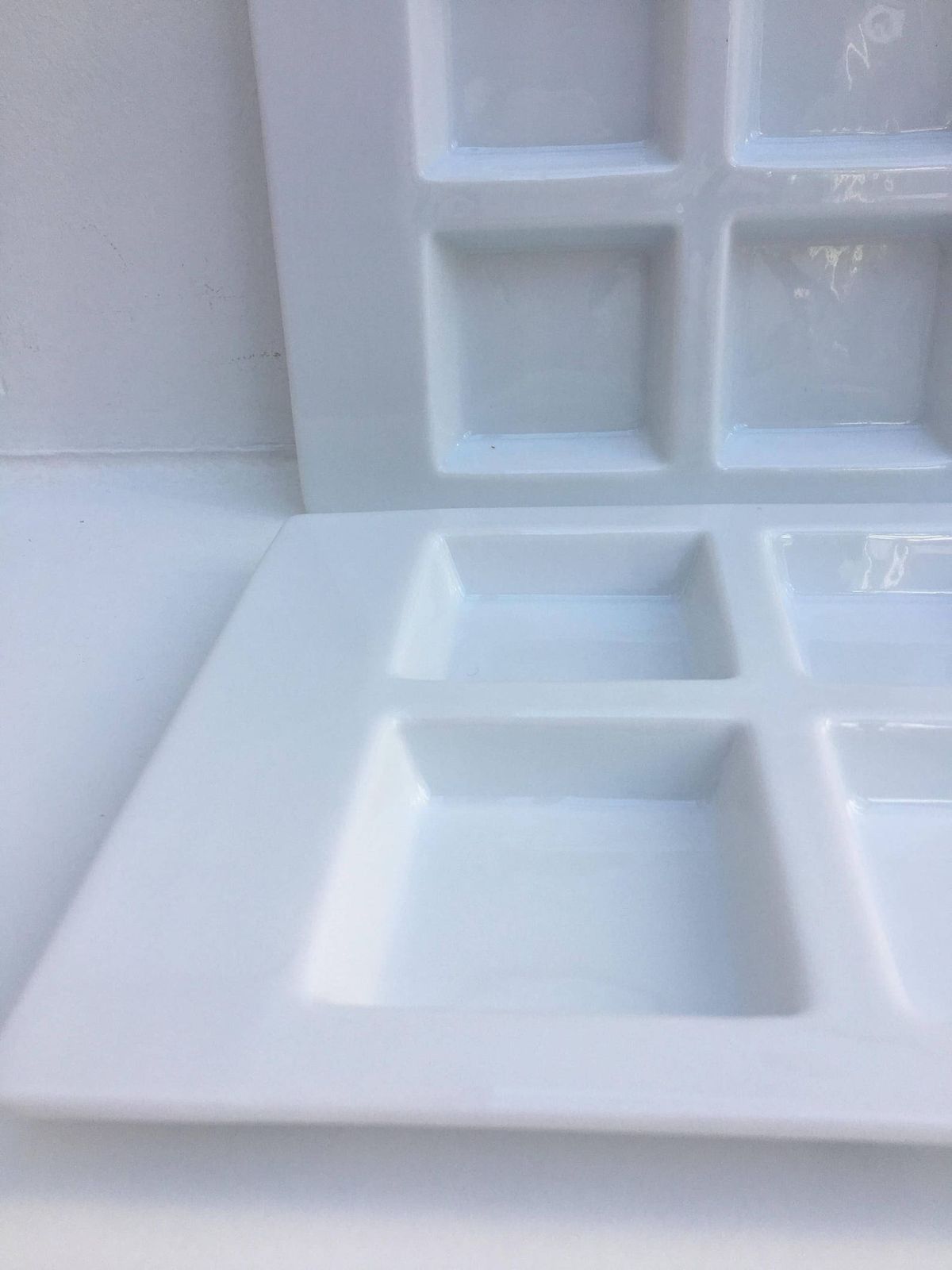 Appetizer Plates Galzone Denmark White Serving Dish Serving Platter Table Party Dish Snack Dish White Porcelain Dipping Serving Tray photo for sale