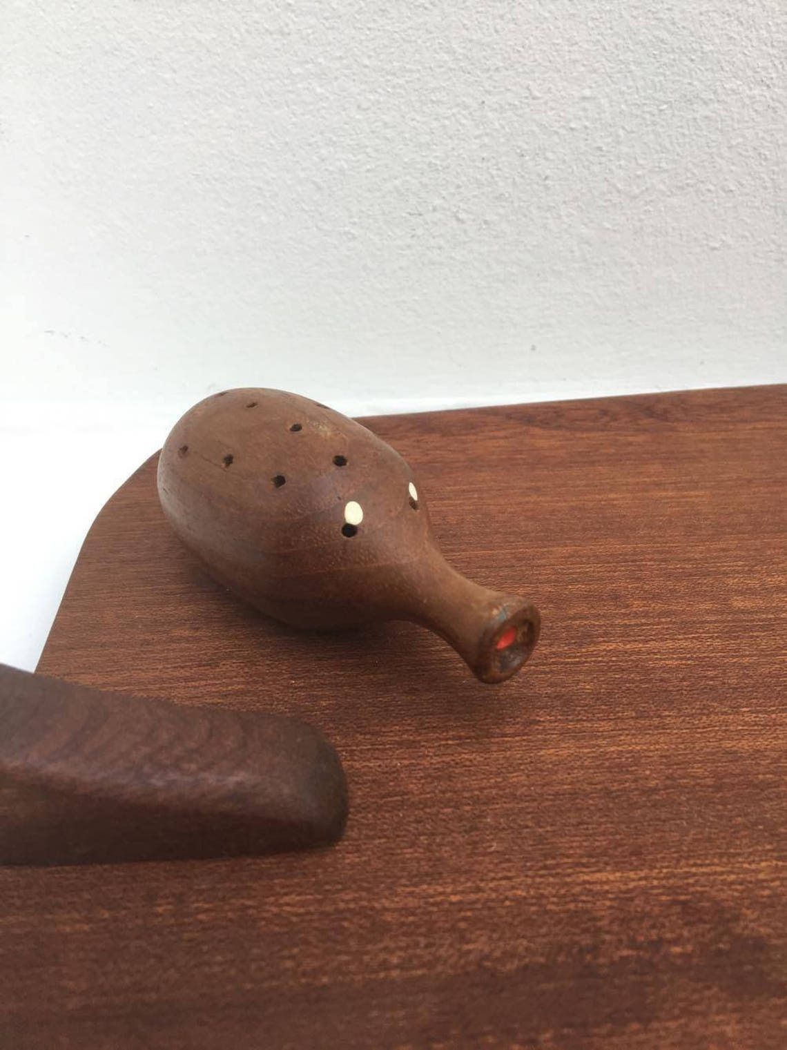 Snijplank Vintage, Houten Serveerplank Van Teak Door Bois Manu, Mid Century, Brood Kaas Hapjes Fotografie Prop photo 161.0