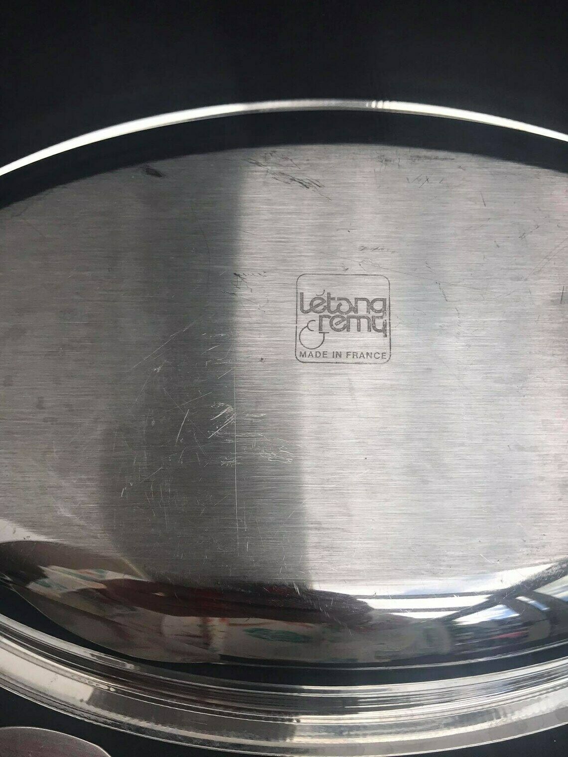 Letang Remy Oval Dish Stainless Steel Vintage French Vegetables Plate With Server Potatoe Dish Rice Dish photo Home Decor