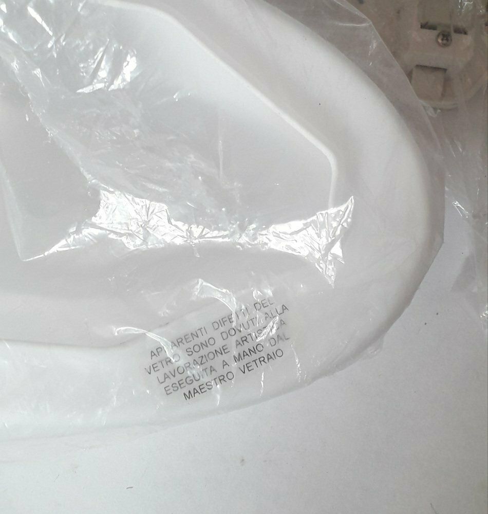 Glass Wall Sconce By Lugi Massoni For Sirrah, 1990s photo 185.0