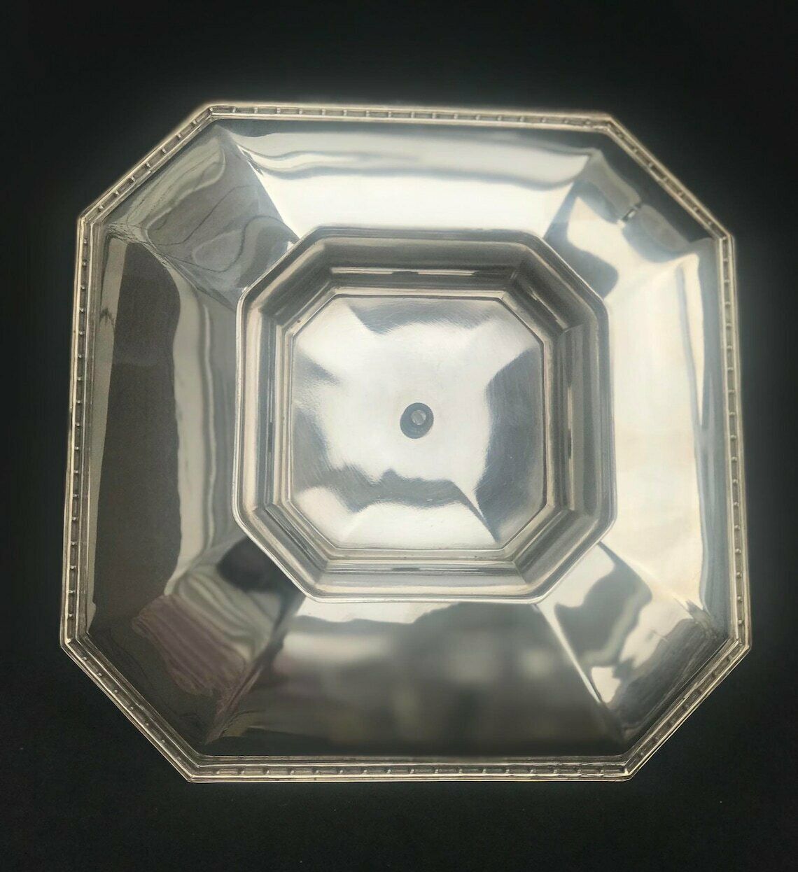 photo furniture Tidbit Platter 4 Sections Art Deco Serving Tray With Handle Plate Silver Plated Dessert Sandwiches Teatime English Tableware Gift