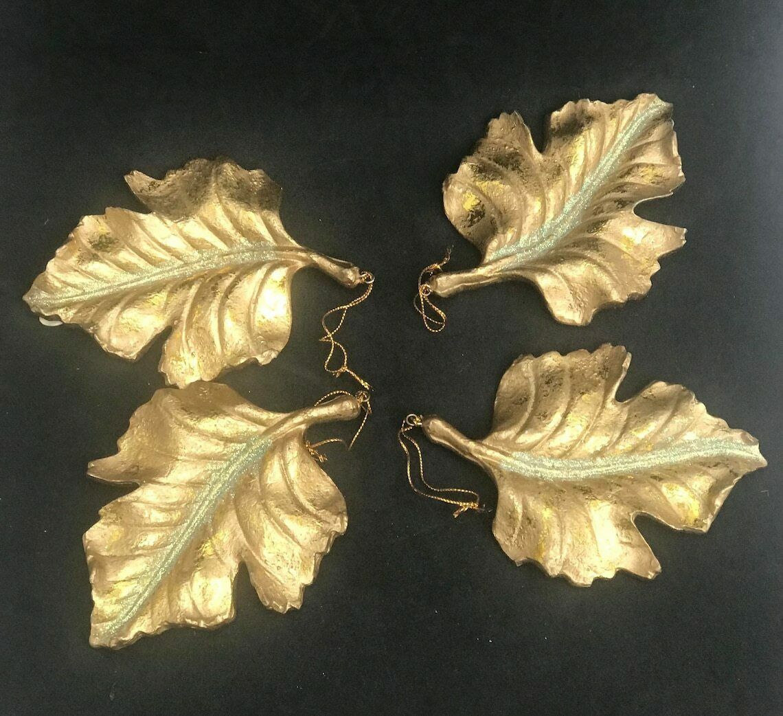 Golden Table Decorations Key Tassels Gold Leaf Shape Shabby Chic Luxury Decor For Table Or Christmas Tree Gold Styling Carnaval Table Theme photo for sale