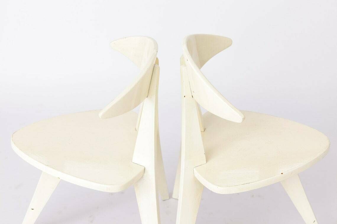 Pair Of Walter Pope Chairs, Model 350 From 1950s Vintage Germany photo buy