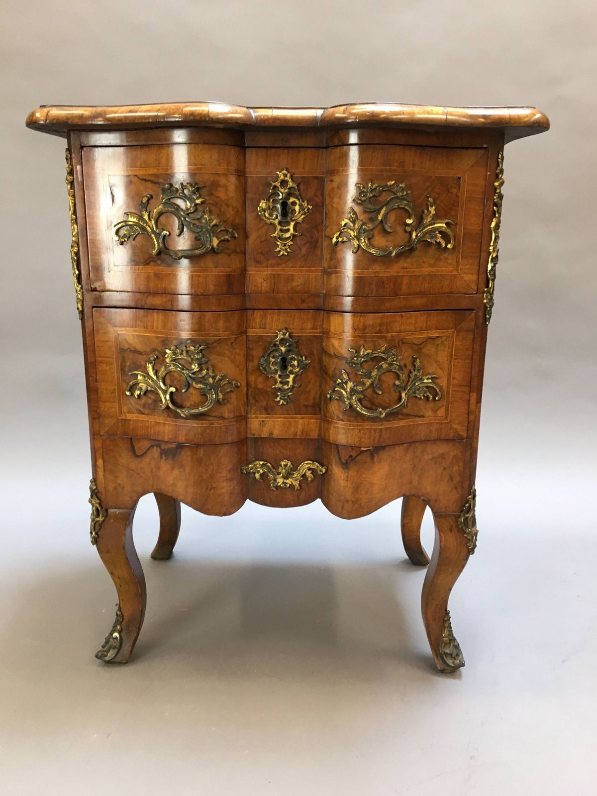C19th Small Walnut Commode Chest Of Drawers photo furniture