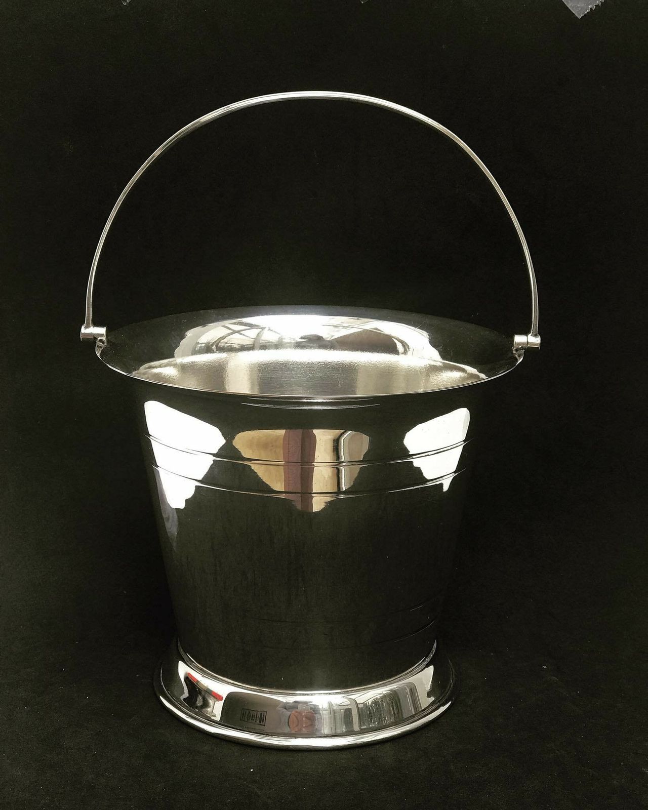 Ice Bucket Vintage Silver Plated Metal English Bar Bartender Planter Vintage Bar Cocktail Party Table Bar Accesories photo furniture