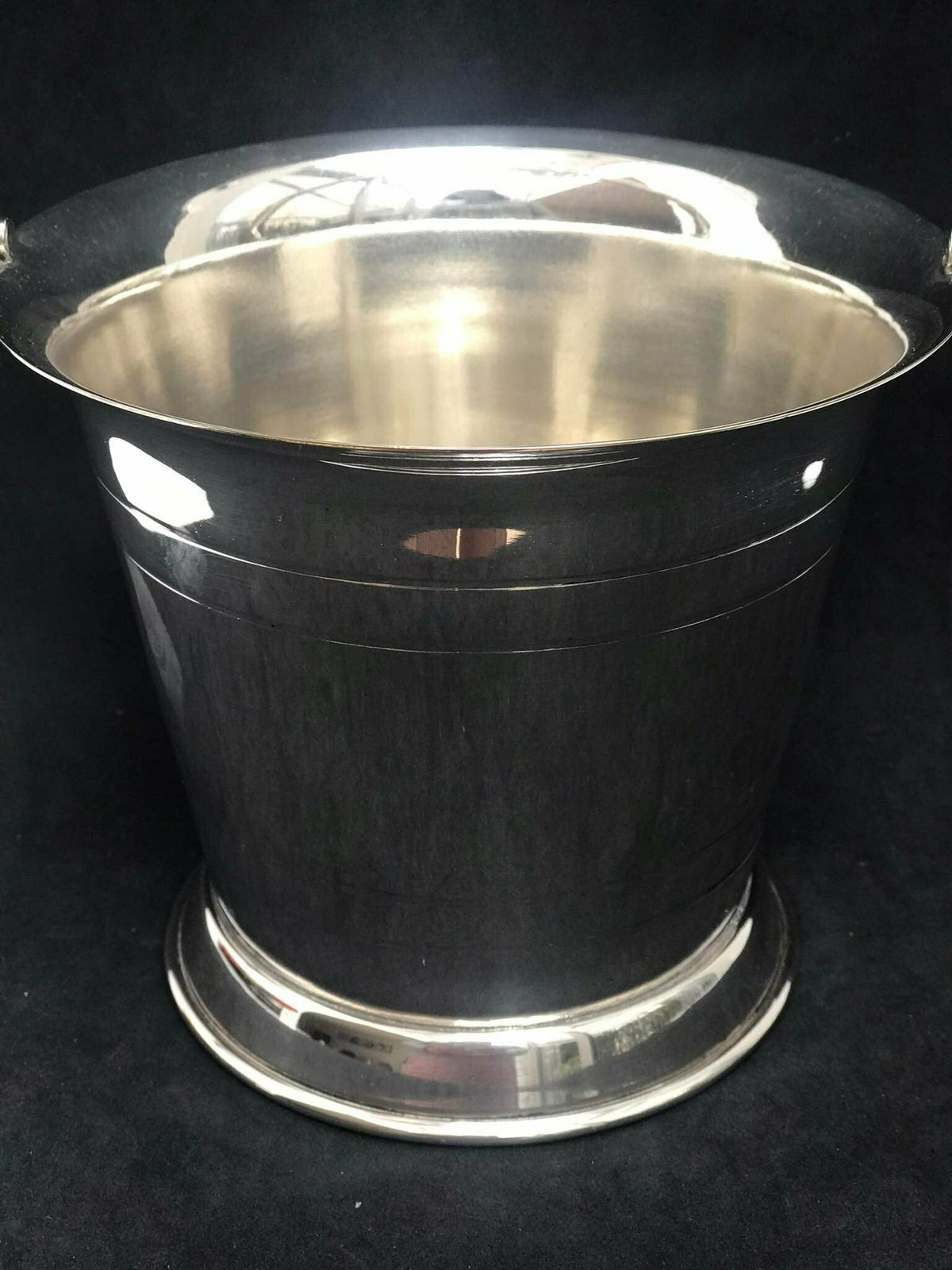 Ijsemmer Vintage Verzilverd Metaal Engelse Bar Bartender Plantenbak Vintage Bar Cocktailfeest Tafel Bar Accessoires photo vinterior