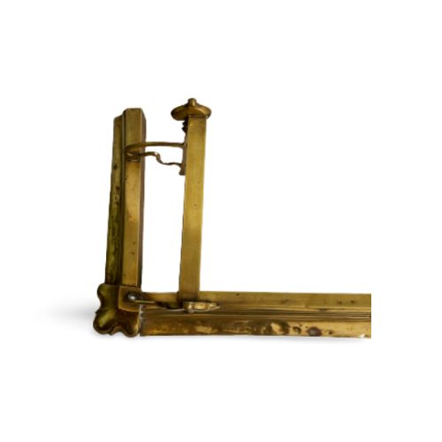 Functional Elegance: Brass Fireplace Fender photo buy