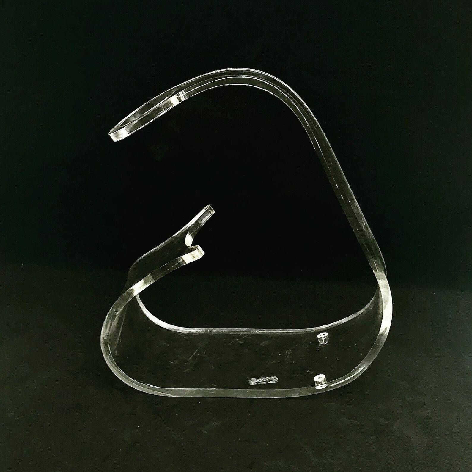 Wine Bottle Holder Vintage 70s Clear Acrylic Lucite Mod Design By Emson Mid Century Design 70s Single Rack Wine Bottle Beverage Display