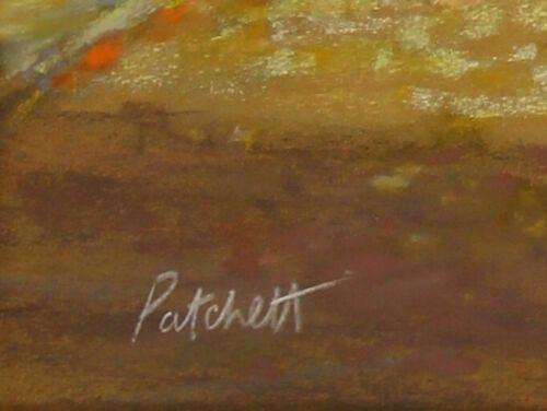 Pastel By John Patchett Titled October Morning   Elm Hill photo for sale