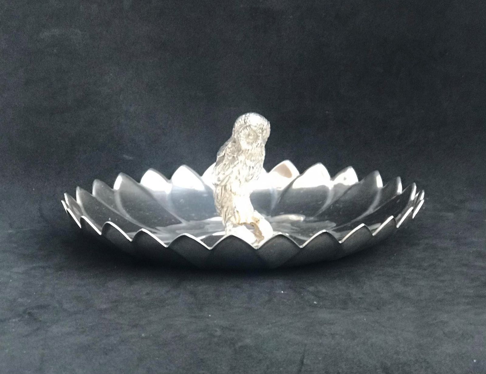 Uil Ringenschaaltje Bonbonschaaltje Opvangschaal Vanity Decor Lege Zakken Tray Reed & Barton, Verzilverd Ringenschaaltje Notenschaaltje Cadeau Voor Haar