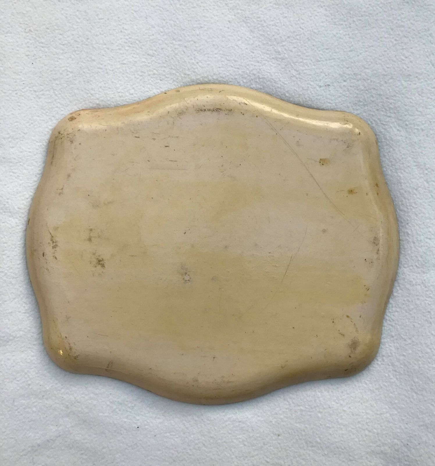 Florentijns Dienblad – Rood, Blauw En Verguld – Italiaans Plateau Uit De Jaren 1960, In Florentijnse Stijl. Met De Hand Vervaardigd, Als Kerst  Of Tafeldecoratie photo vinterior
