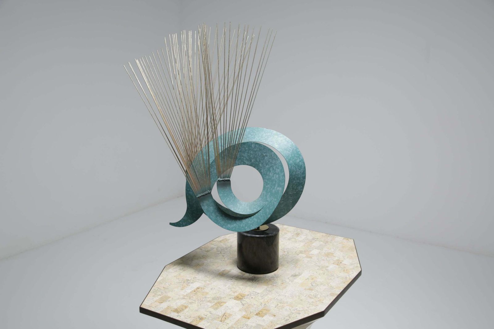 Kinetic Sculpture By Curtis Jere For Artisan House. photo Art