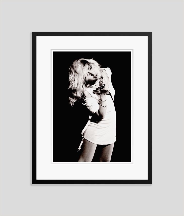 ' Blondie ' 1978 By Martyn Goddard Giclee Print Framed In Black