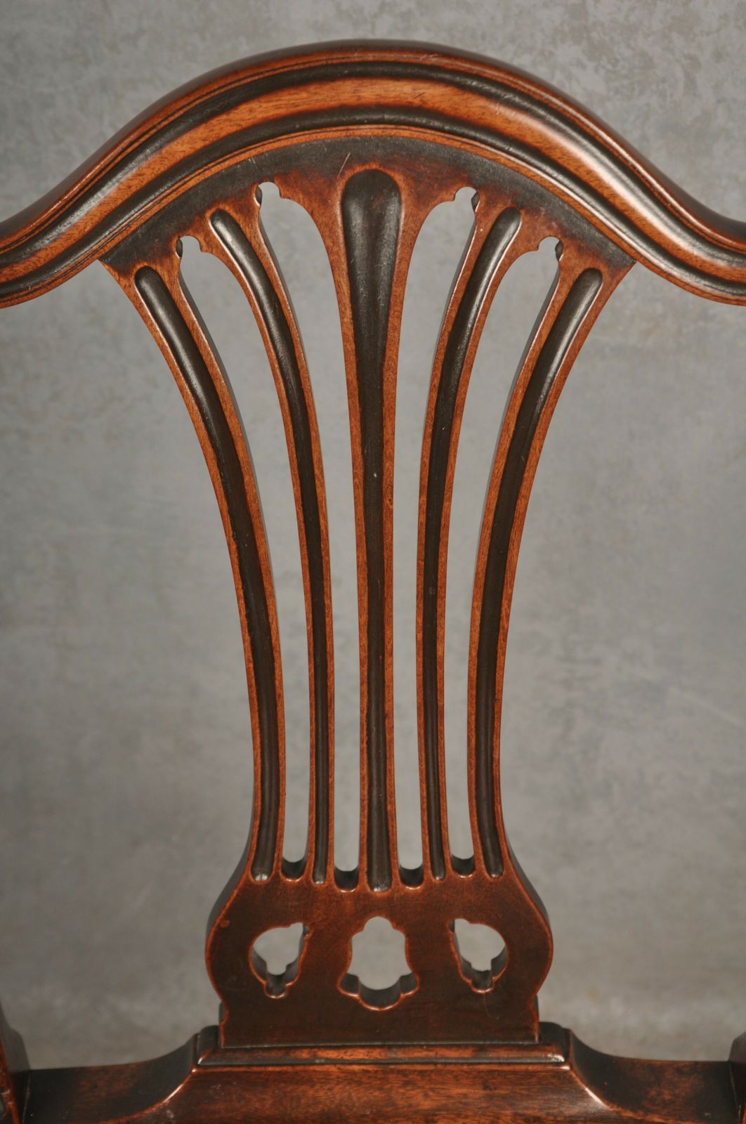 Furniture Set Of Eight 18th Century Mahogany Hepplewhite Chairs photo