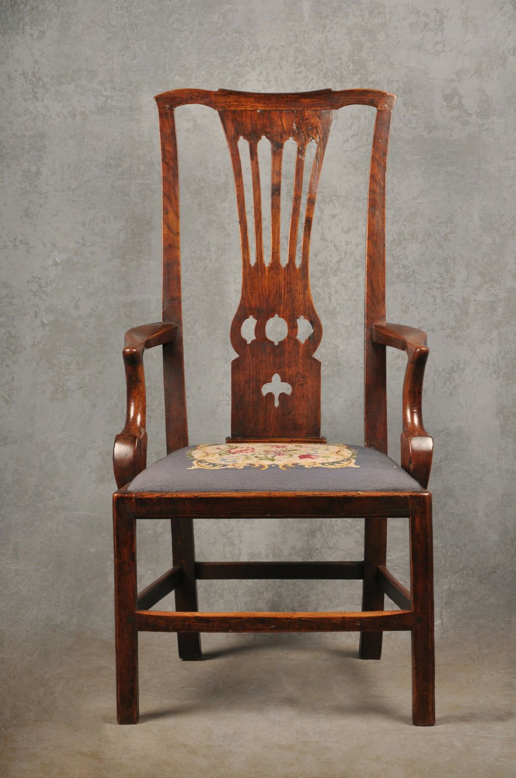 18th Century Elm Country Armchair photo furniture