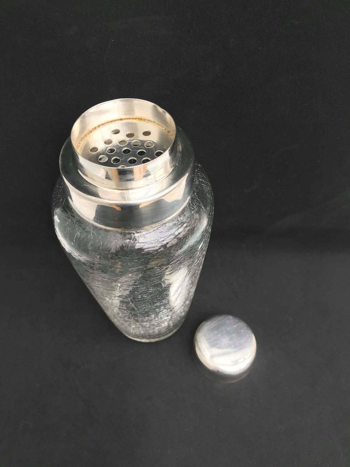 photo for sale Cocktail Shaker Glass Mid Century Wmf Bar Silver Plated Shaker, Bar Accessories, Mid Century 1950s Fathers Day Gift Bartender Bar Cart Decor