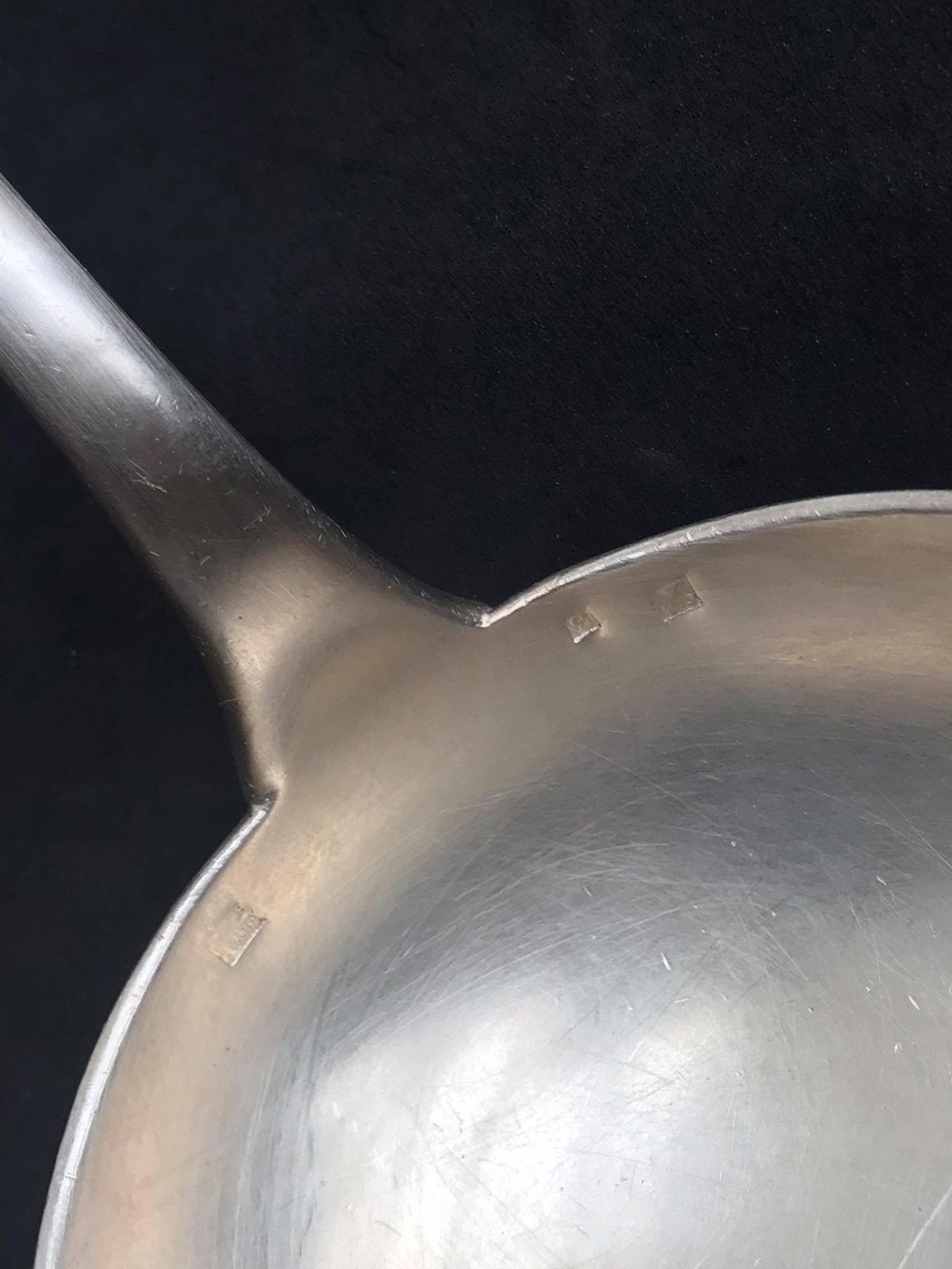 Soup Ladle Vintage Silver Plated Ladle Large Baguette Fidelio Antique French Wedding Gift For Hostess French Cutlery photo vinterior