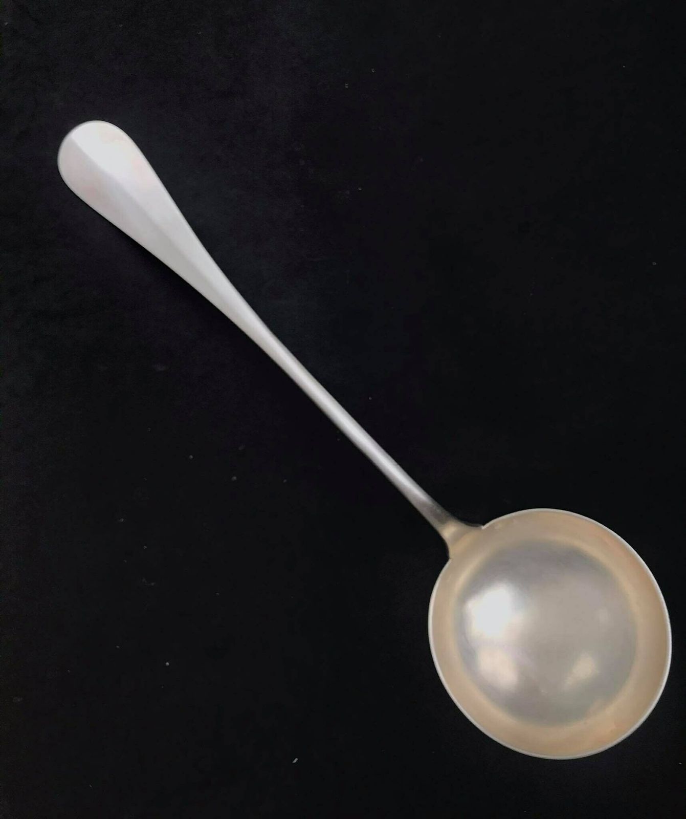 Soup Ladle Vintage Silver Plated Ladle Large Baguette Fidelio Antique French Wedding Gift For Hostess French Cutlery photo vintage