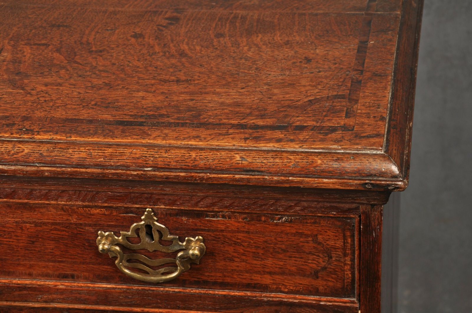 18th Century Inlaid Oak Chest Of Drawers photo buy