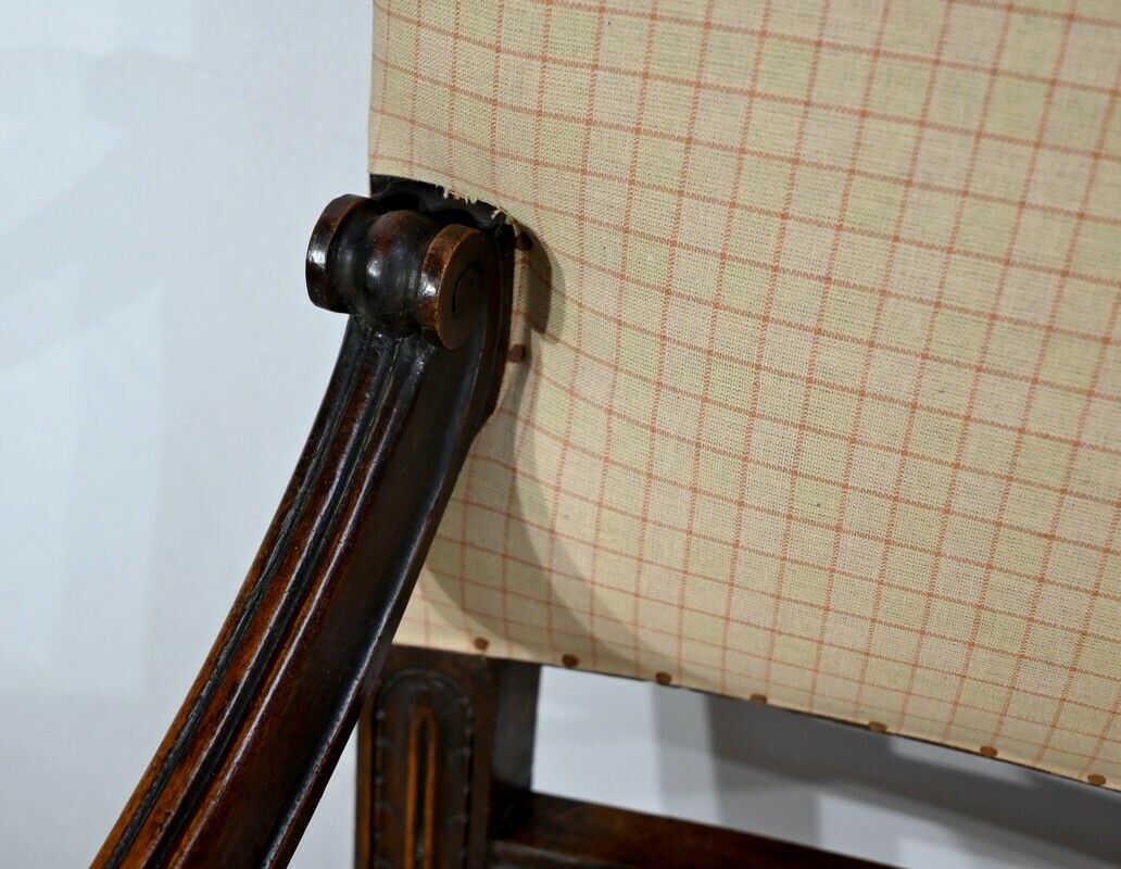 photo furniture Walnut Armchair, Known As Bout De Table, Renaissance Style   Late 19th Century