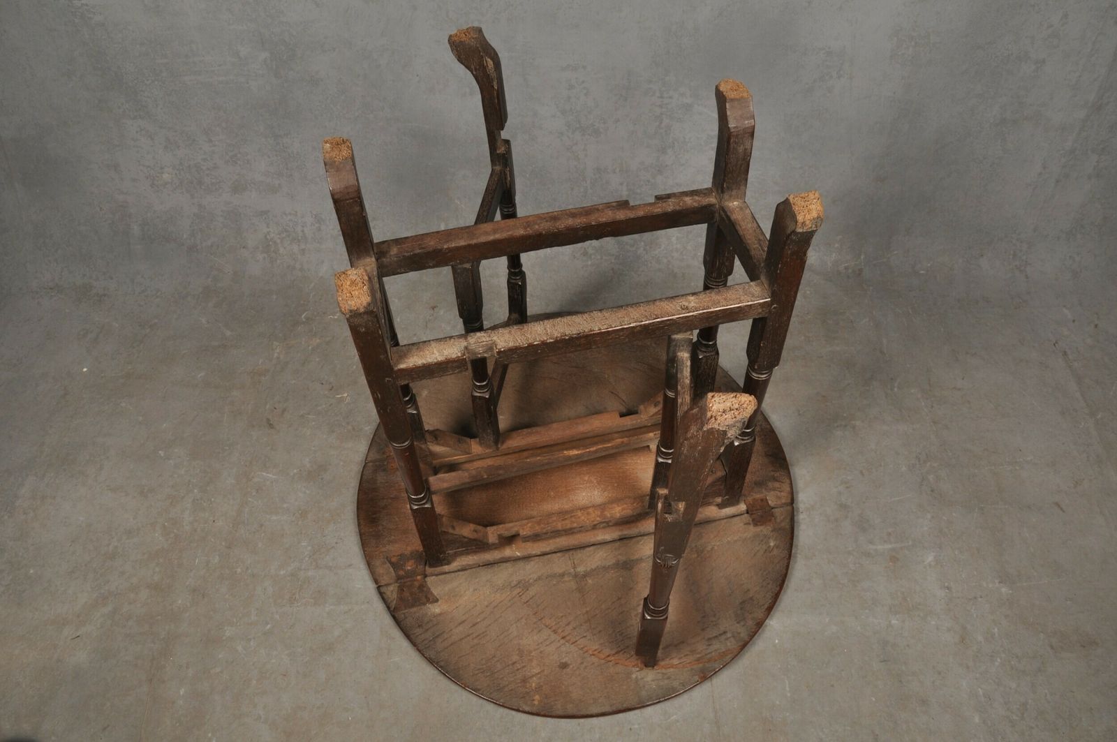 photo for sale Small Queen Anne Oak Gateleg Table