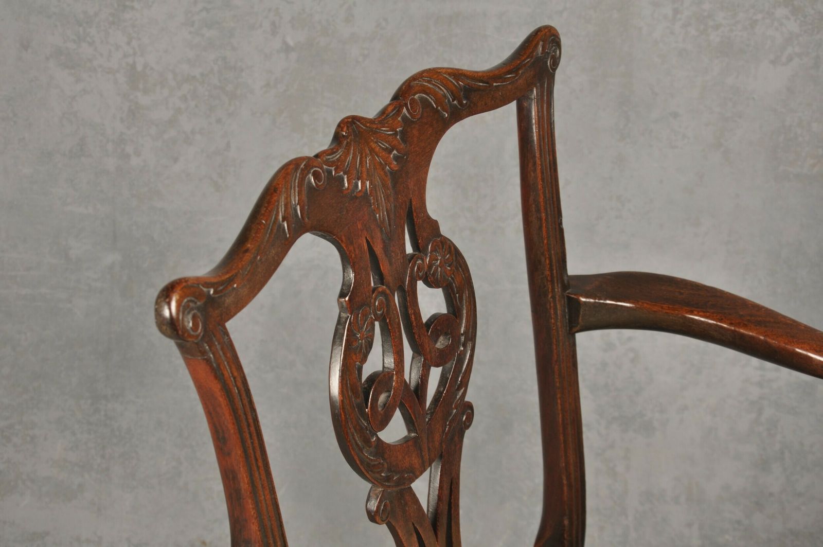 18th Century Mahogany Chippendale Armchair photo buy