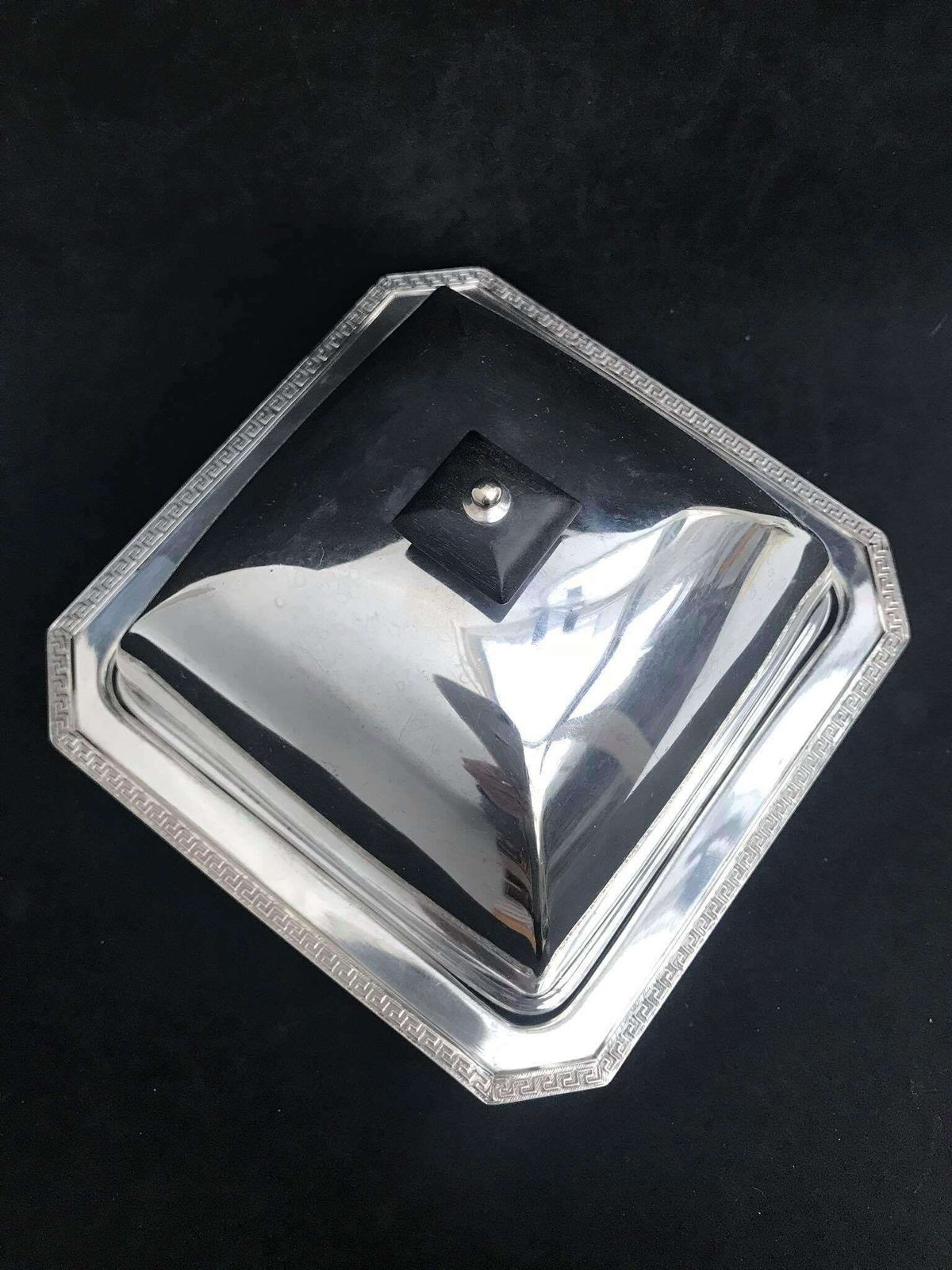 Muffin Dish Candy Dish Silver Plated Harrods England 1920s, Lidded Bowl Butter Dish With Lid Edwardian Wedding Gift For Mom photo buy