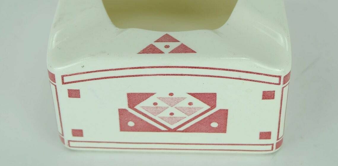 Very Rare Waechtersbach Art Nouveau Ashtray Geometric Decor photo vinterior
