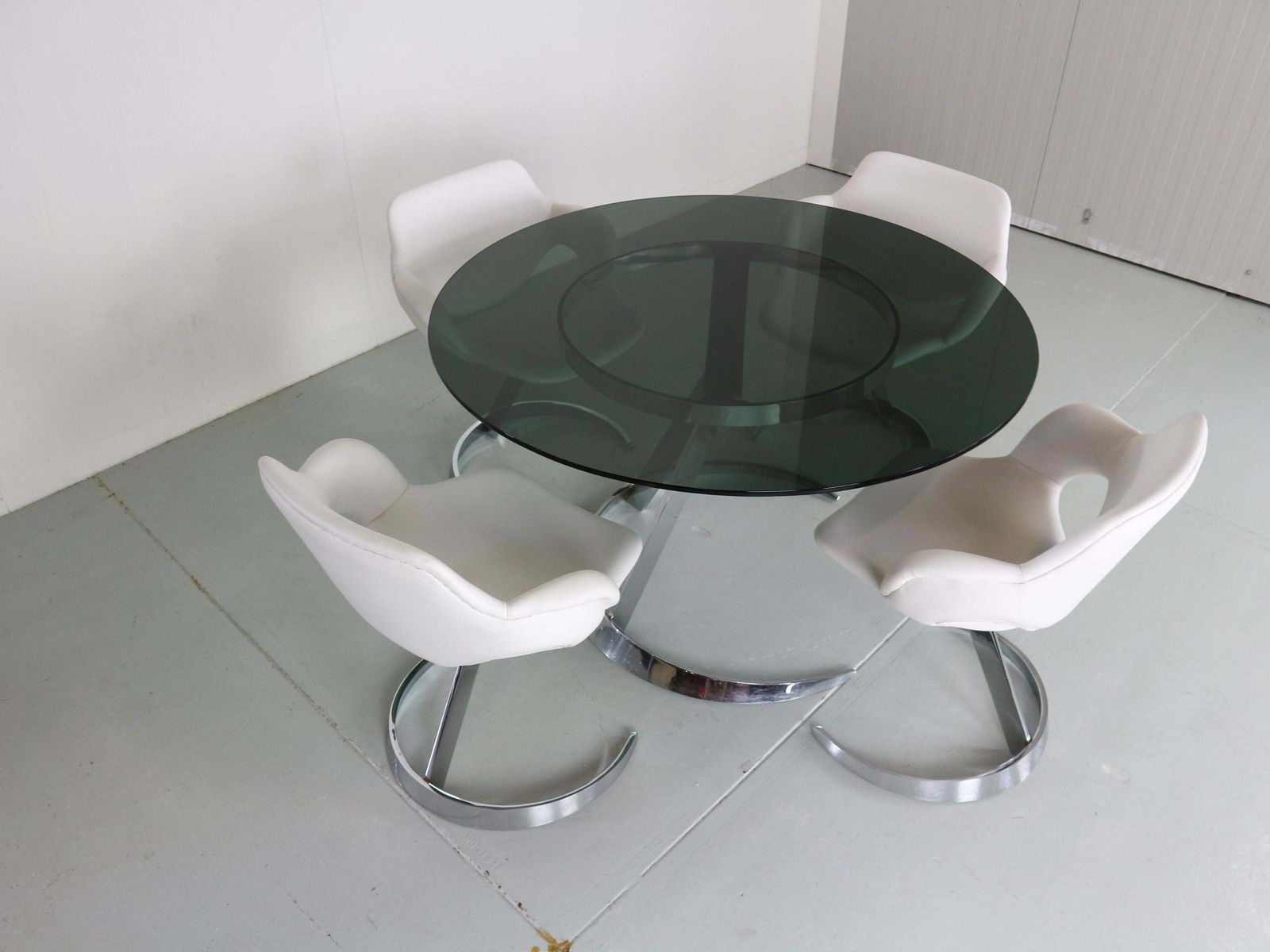 Space Age Original Boris Tabacoff Dinning Room Set 1970s France photo for sale