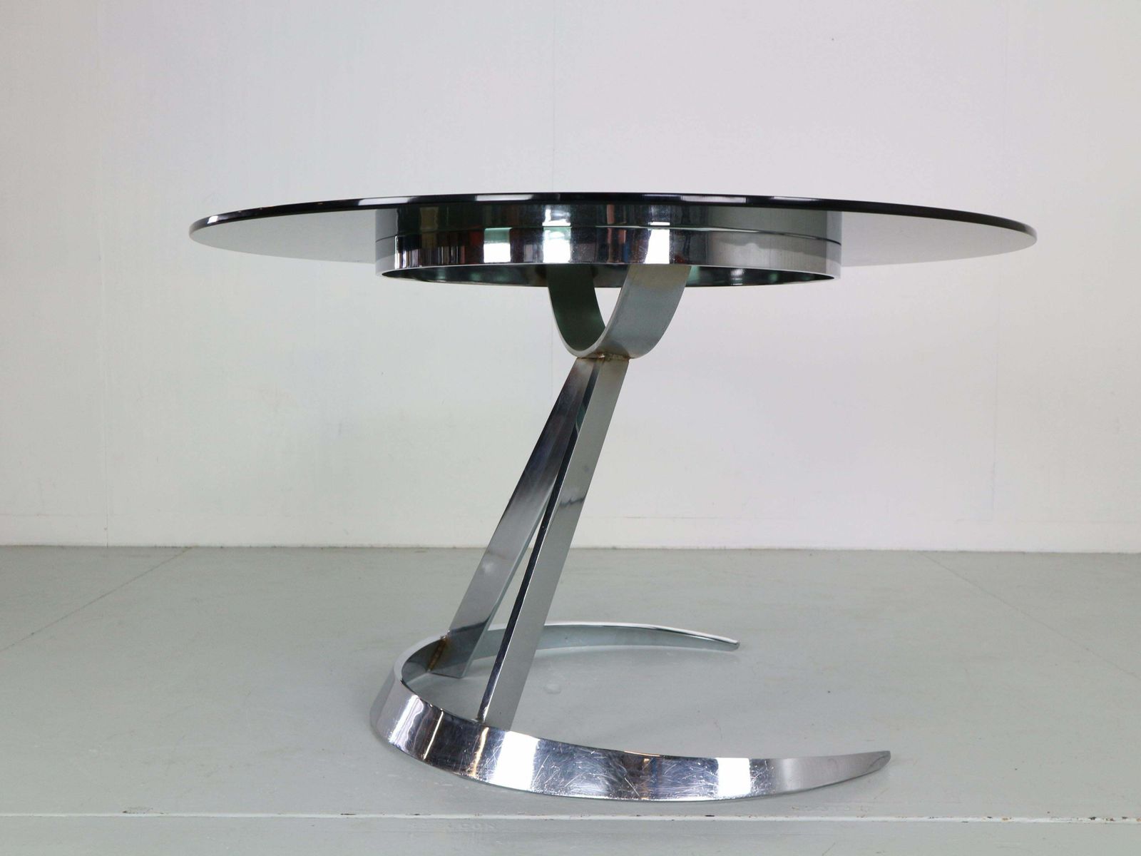 photo furniture Space Age Original Boris Tabacoff Dinning Room Set 1970s France