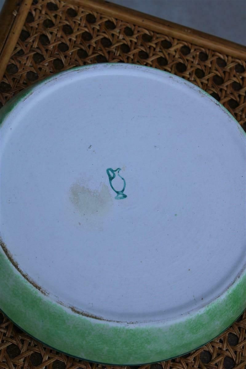 Tarcisio Tosin Italian Ceramic Box 1930s With Little Girl And Goat photo vintage