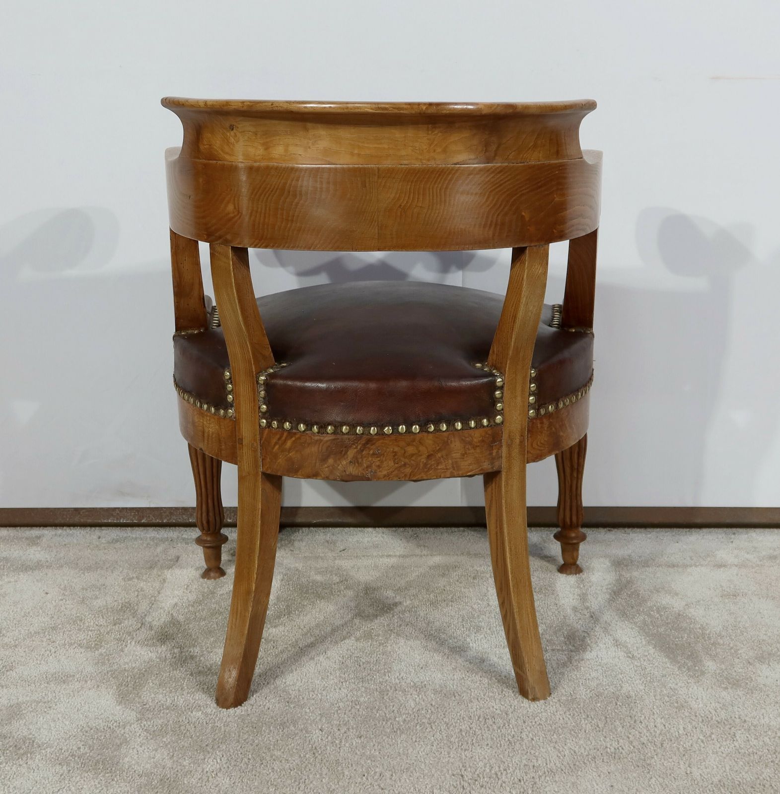 Office Armchair In Ash, Louis Philippe, 2nd Half Of The 19th Century photo vinterior