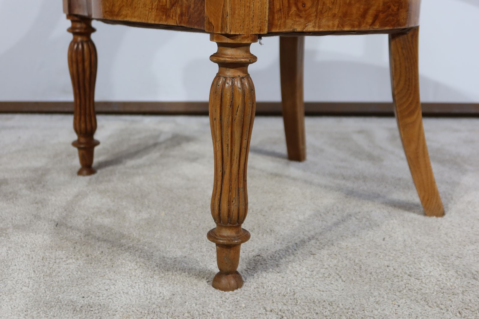 photo buy Office Armchair In Ash, Louis Philippe, 2nd Half Of The 19th Century
