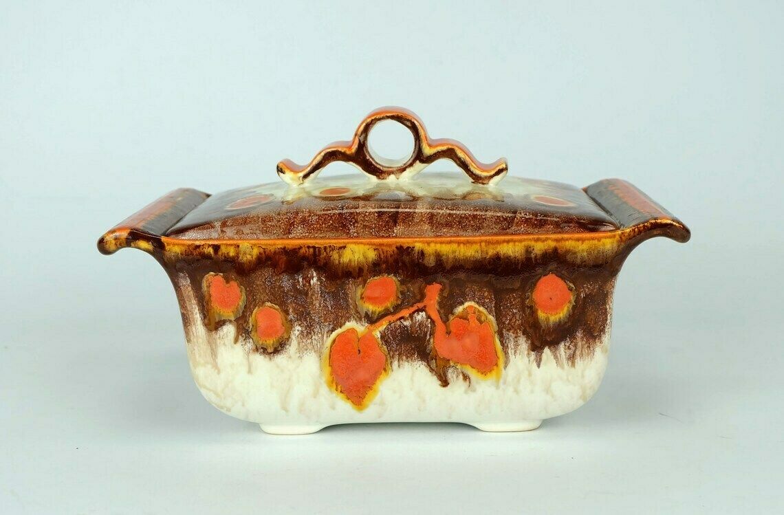 Beautiful Art Déco Jar With Lid 1930s Ceramic Cookie Jar Made In Germany photo buy