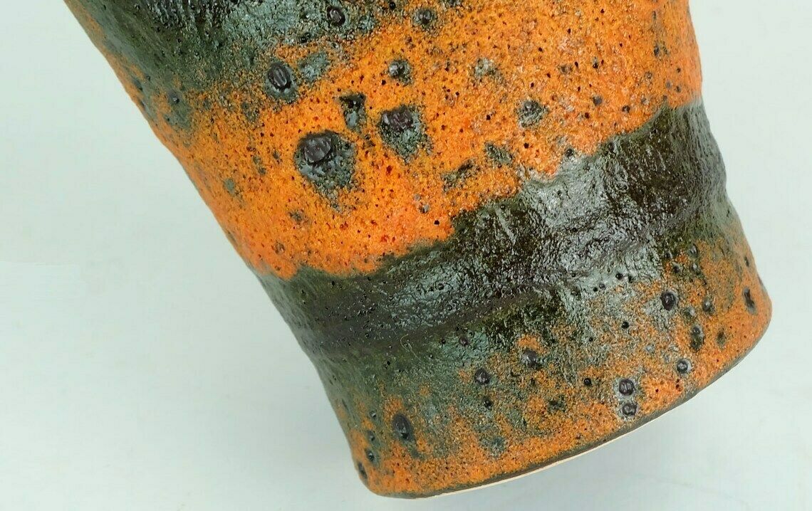 photo furniture Rare Vintage 1960's Fat Lava Robot Vase U Keramik Model Number 560/20 Exceptional Glaze And Shape