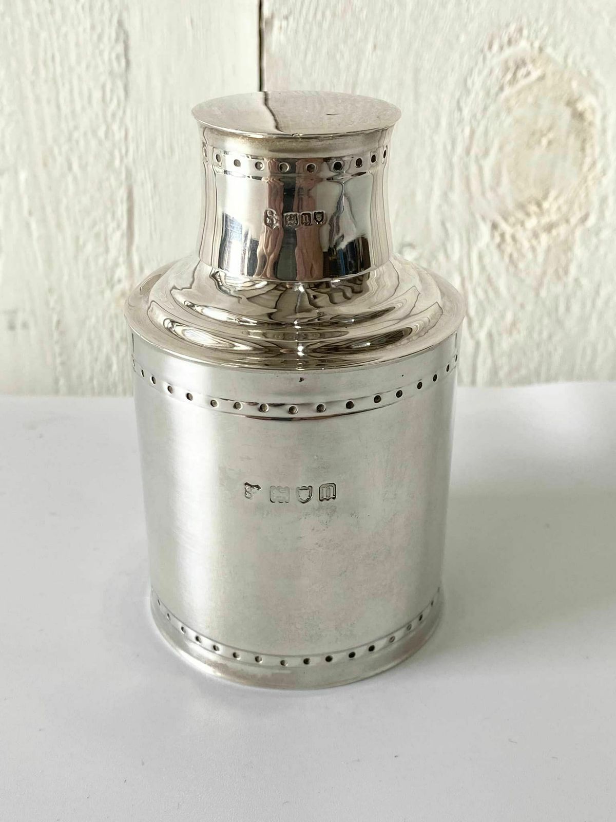 Beautiful Silver Edwardian Tea Caddy