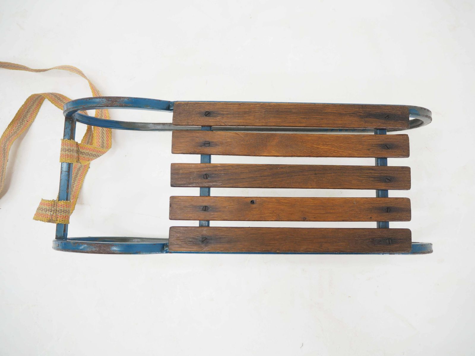 Early 20th Century Steel And Wood Kids Toboggan Europe photo 398.0